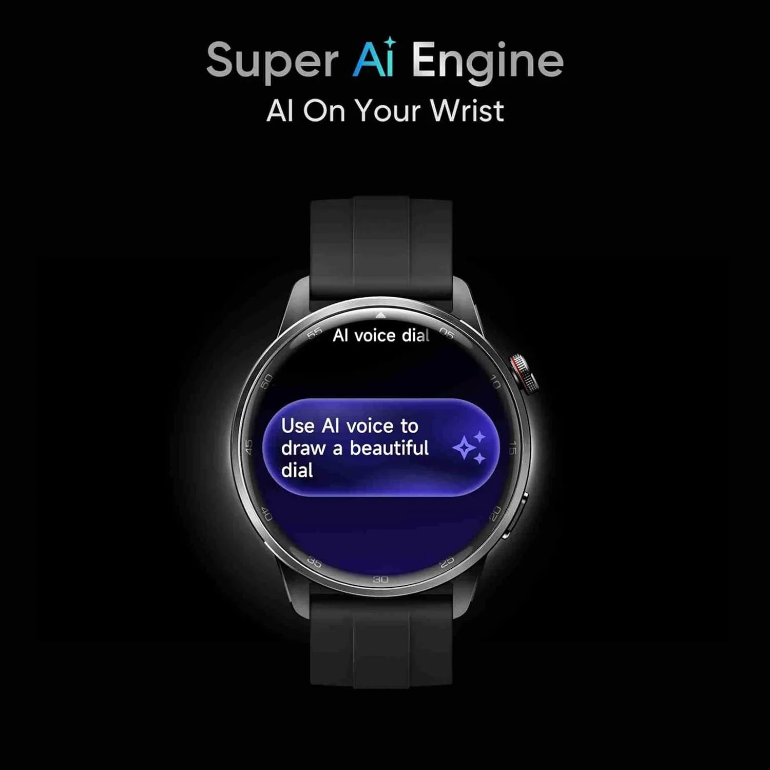 realme Watch S2, 1.43" AMOLED Display, IP68 Dust & Water Resistance, Customisable Watch Faces, AI Customised Health Tracking, Super AI Engine & Upto 20 Days Battery Smartwatch - (Black Band/Black)