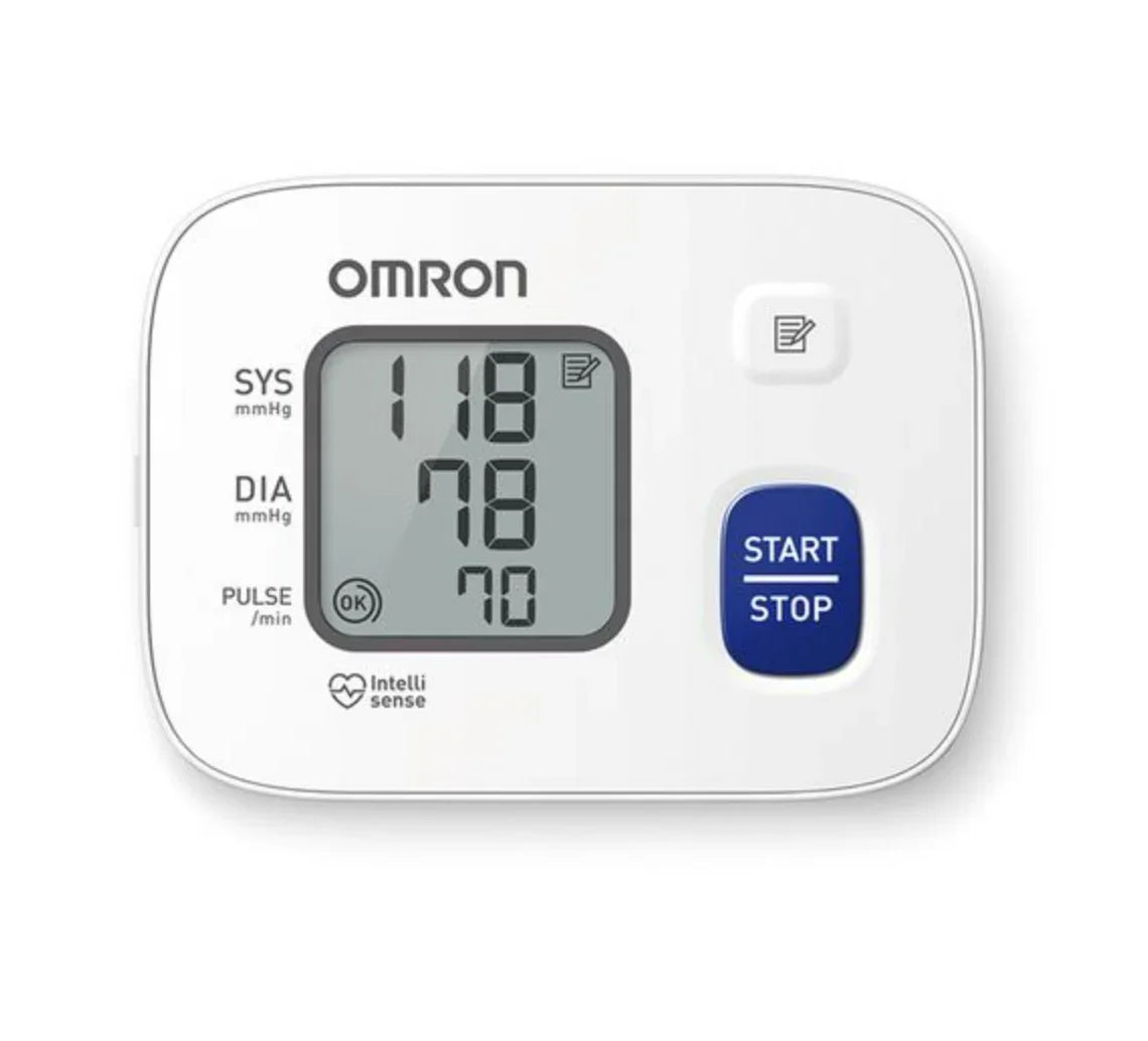 Omron RS2 Tensiómetro de muñeca HEM-6161E con tecnología Intellisense