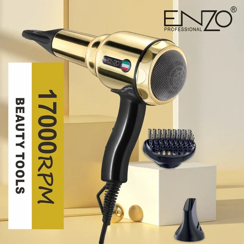 Secador de Pelo ENZO EN-2999 Secado Rápido Iónico