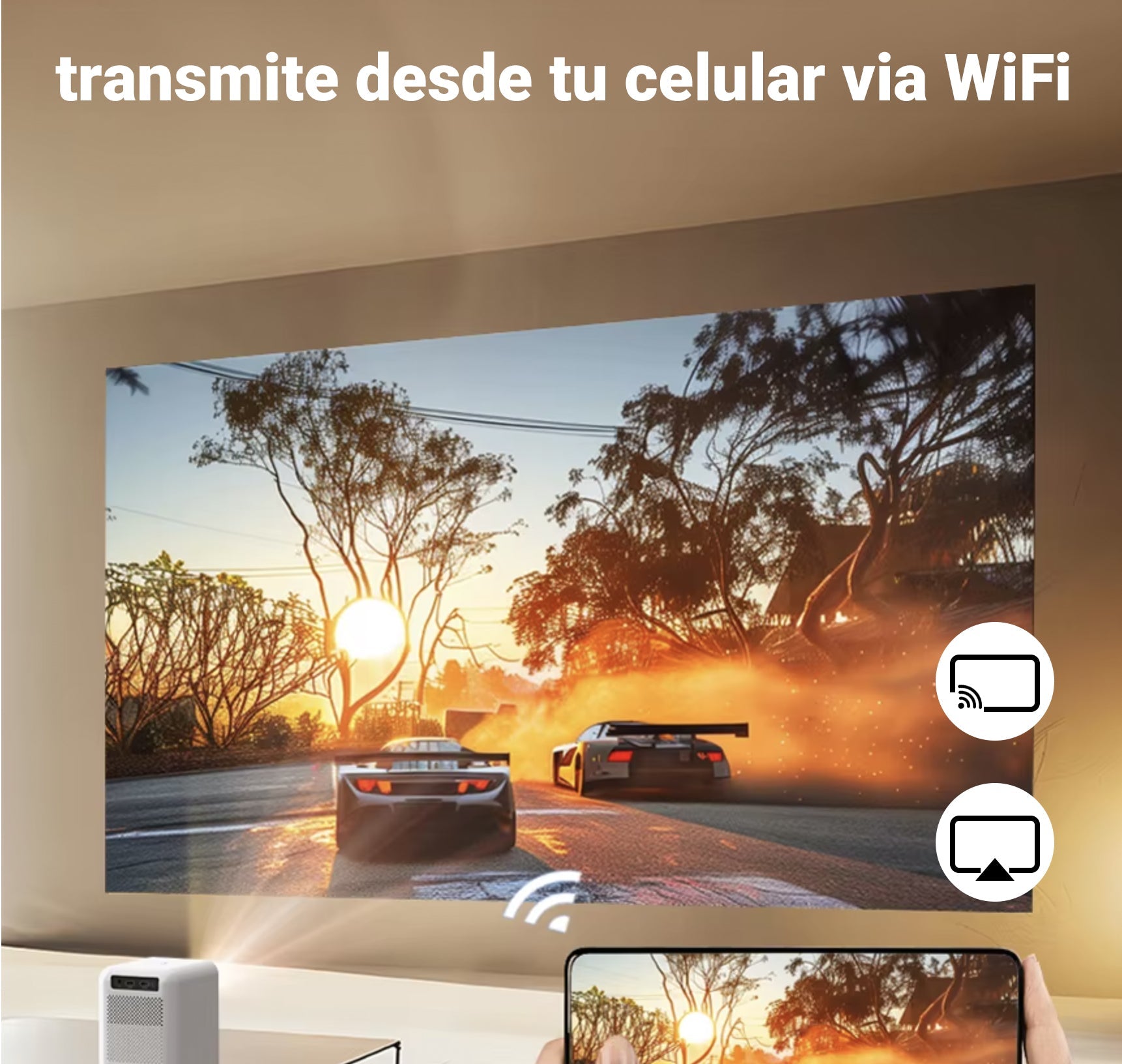 Proyector Smart HD Byintek Love U4