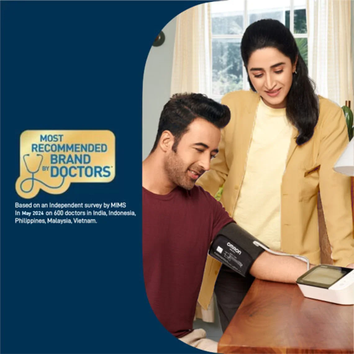 Omron HEM 7361T Monitor de presión arterial con Bluetooth y AFIB