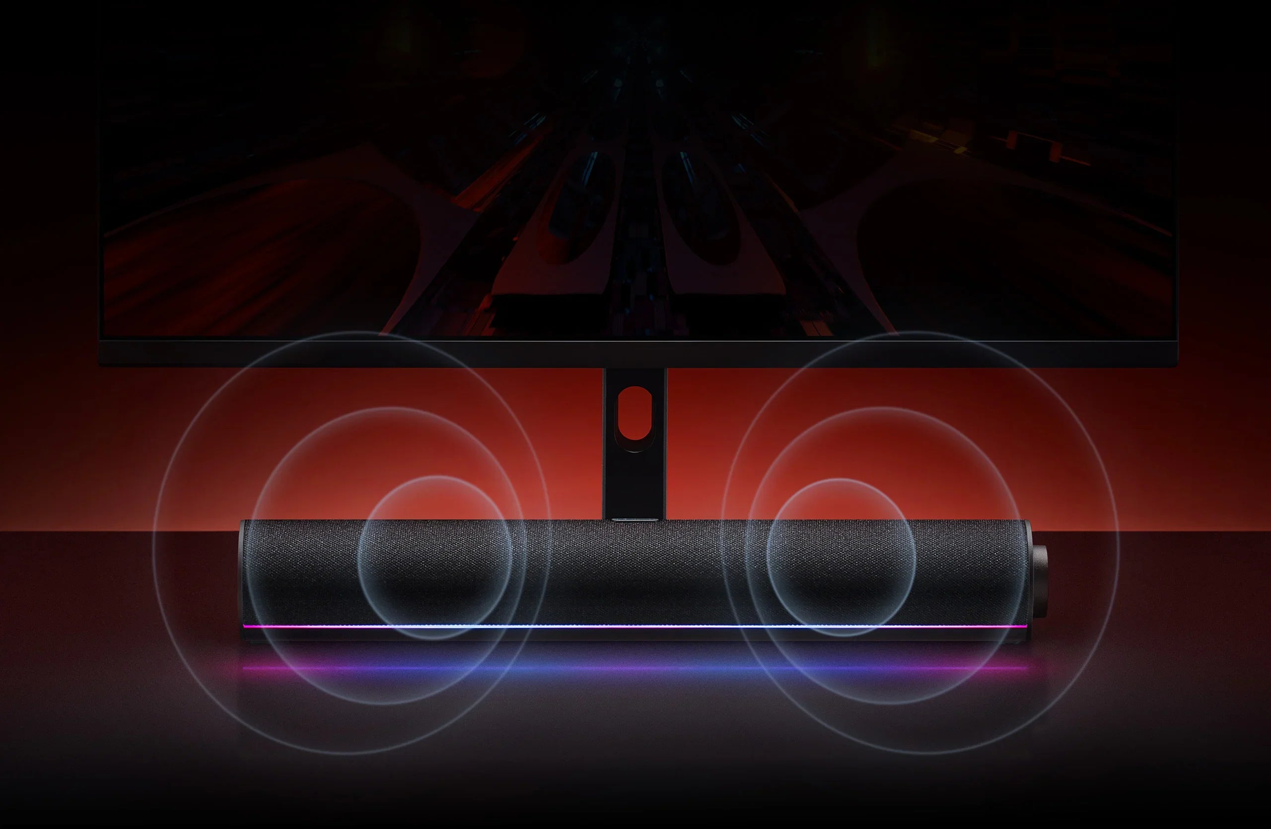 Altavoz Escritorio Xiaomi Estéreo Dual, RGB, Múltiples Modos, Sonido Envolvente