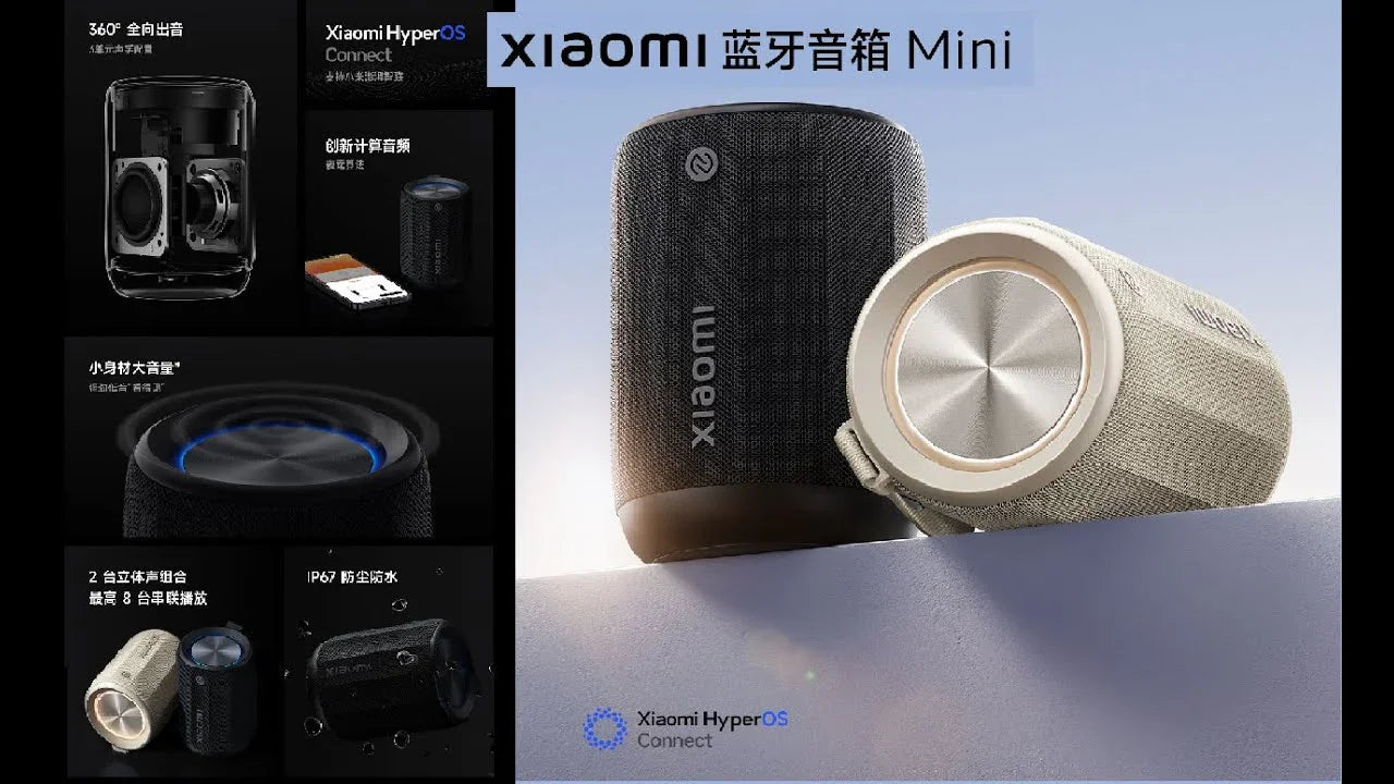 Xiaomi Bluetooth Speaker Mini: Altavoz Portátil con Sonido Envolvente de 360°