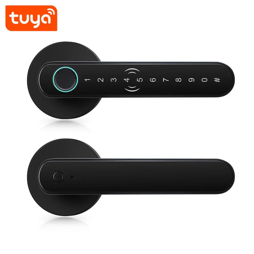 Cerradura Inteligente Biométrica T8 | Huella + IC + App + Contraseña + Llave