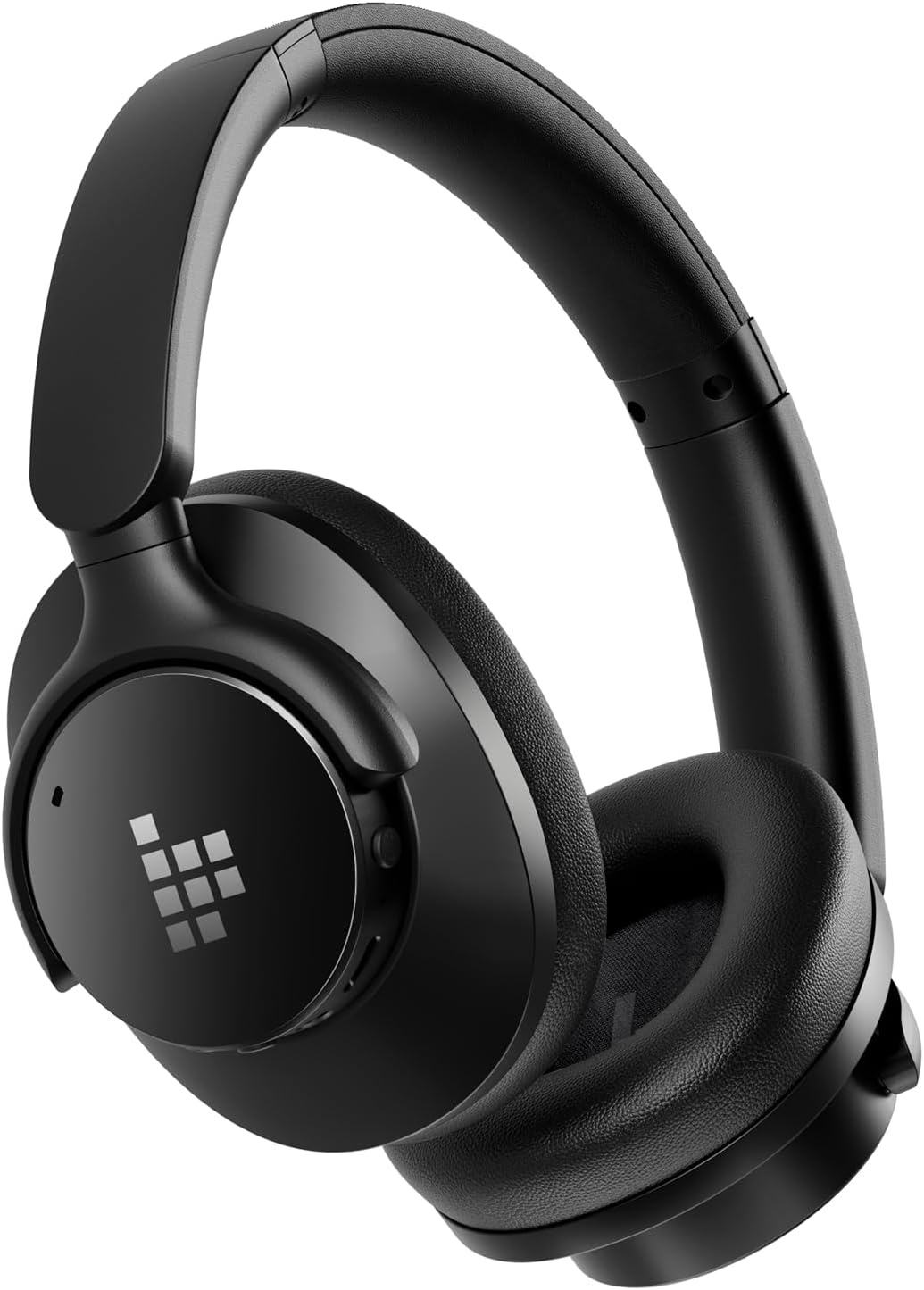 Tronsmart Sounfii Q20 Auriculares con cancelación activa de ruido, auriculares inalámbricos sobre la oreja, tiempo de reproducción de 60 horas, sonido rico y detallado, ecualizador personalizado,