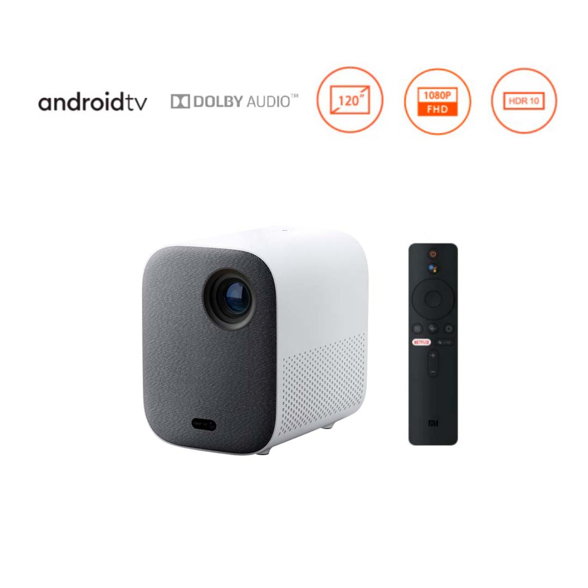 Proyector Inteligente Mi Smart Projector 2 - Tuya Smart | Full HD, Android TV, Pantalla Grande