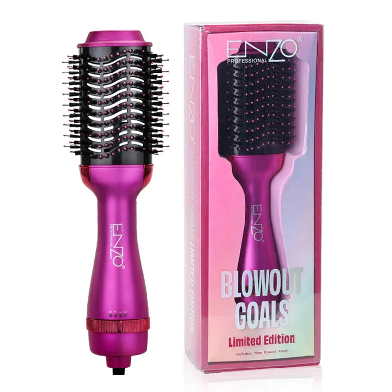 Cepillo Secador de Pelo Profesional ENZO 1500W Iónico Volumen