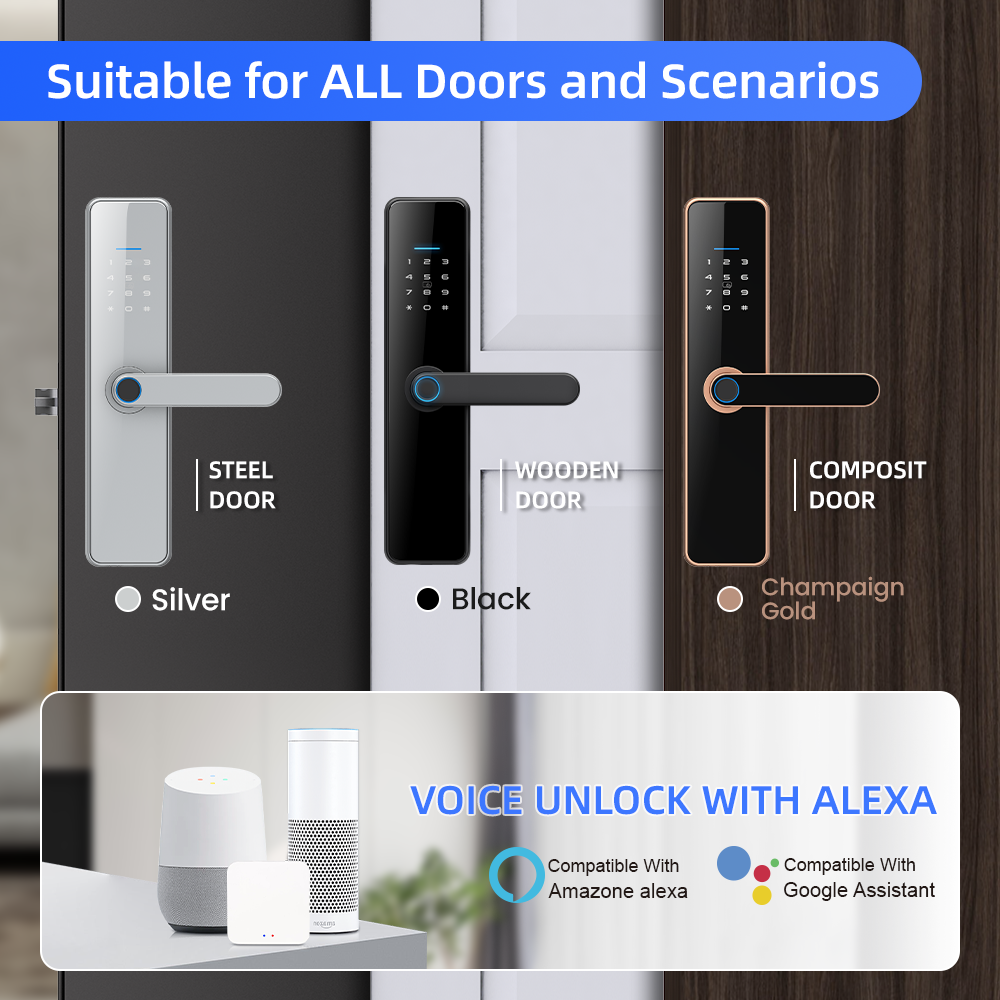 Cerradura Inteligente LS-C91 con Fingerprint