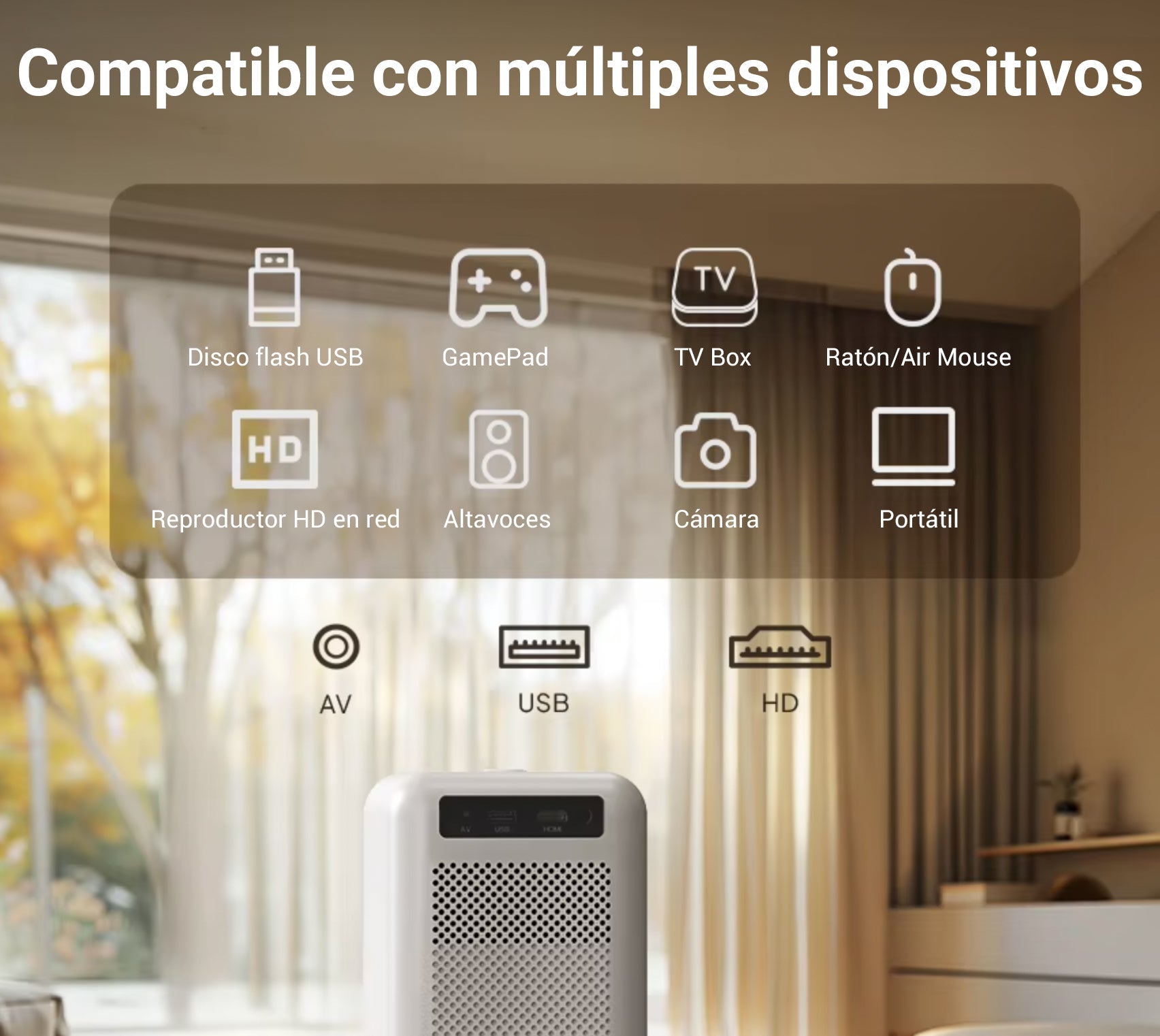 Proyector Smart HD Byintek Love U4